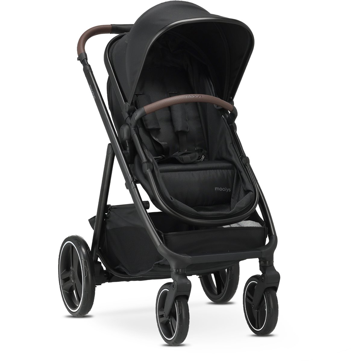 Mooiys Luca 3in1 Kinderwagen met Autostoel - Zwart - afbeelding 3