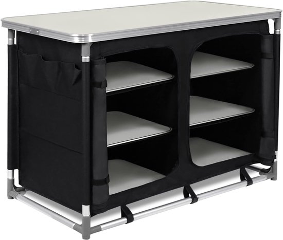Bardani Ripiani X3 | Graphite Grey | Campingkast - Camping & Vrije Tijd - Kampeer en
