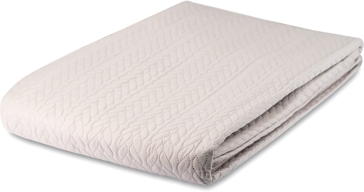 Zydante Home® Bedsprei Incl. 2 Hoezen -Beige Rope - 220x240 cm + 2 * 60x70 cm