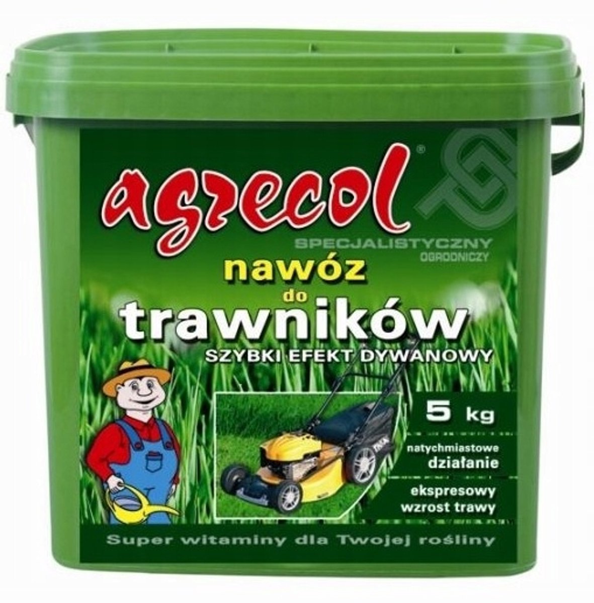 Agrecol - Snelwerkende Gazonmeststof - 5 kg - Intens Groen - Decoratieve Eigenschappen