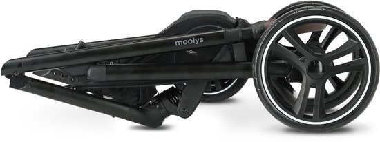 Mooiys Luca Kinderwagen 3in1 - Multi functionele Kinderwagen - inclusief autostoel - Zwart van Merkloos — afbeelding 4