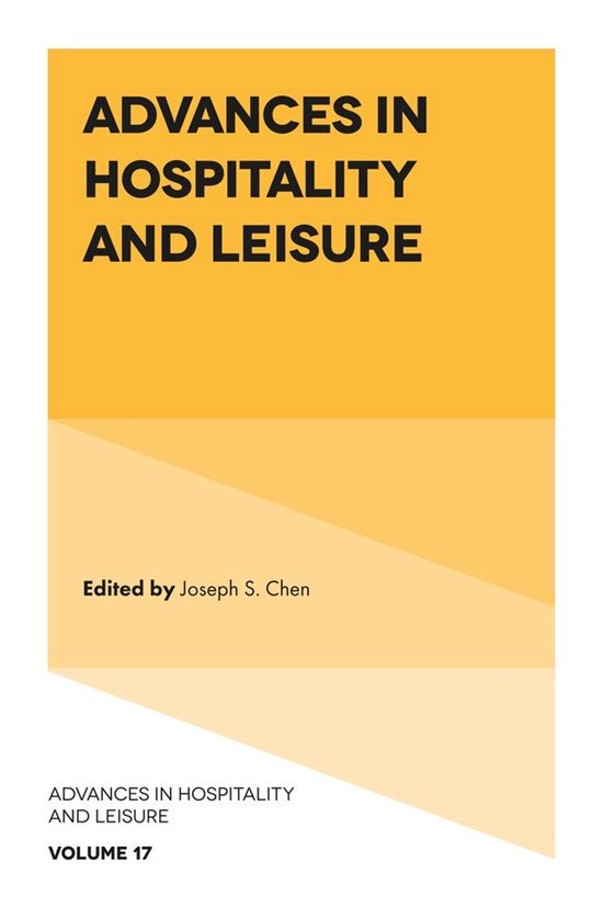 Advances in Hospitality and Leisure 17 - Advances in Hospita ... - cover