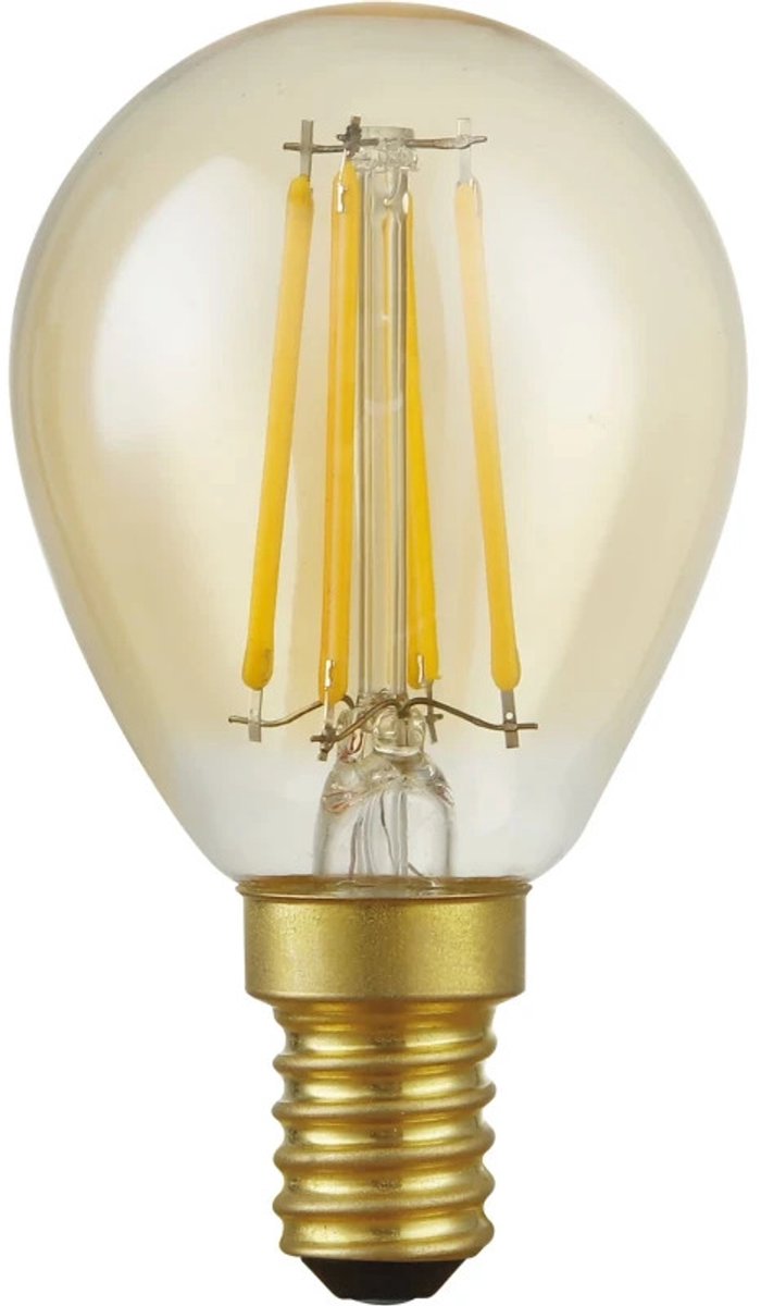 SPL E14 LED Kogellamp | 4.7W Goud 2200K 220V/240V 922 | 360° Dimbaar
