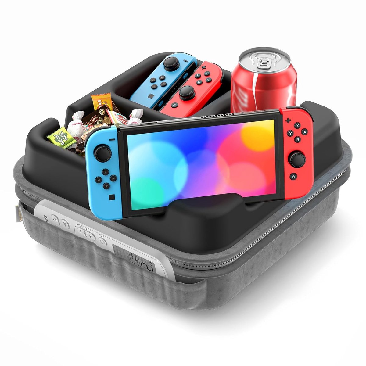 Bank Bekerhouder Tray - 5-in-1 Drink Houder Organizer - Verwijderbaar Kussen
