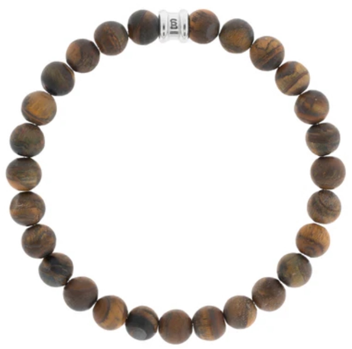 Steel & Barnett Armband - Basic Matt Tiger - Maat M