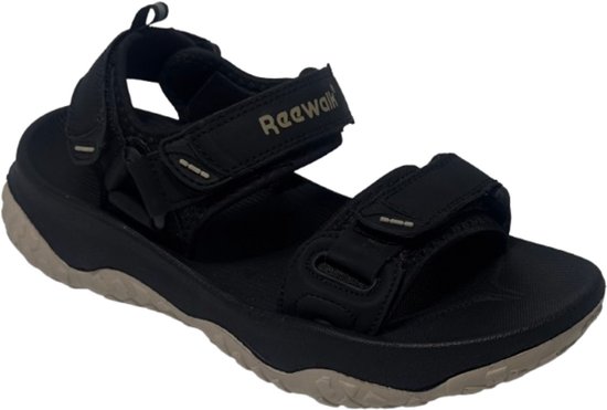 Reewalk® - Sandales pour femmes pour hommes - Sandales pour femmes pour hommes - Sandales pour femmes légères - Semelle intérieure confortable en mousse à mémoire de forme - Zwart - Taille 39