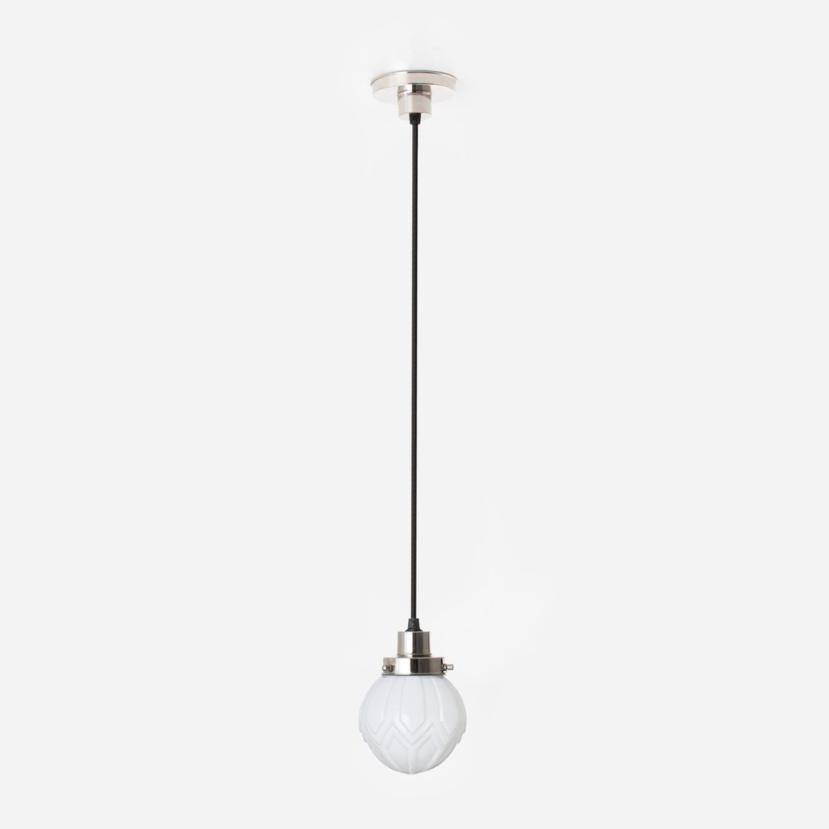 Coloured by Art Hanglamp aan snoer Victory 20's Nikkel - Art Deco Trade