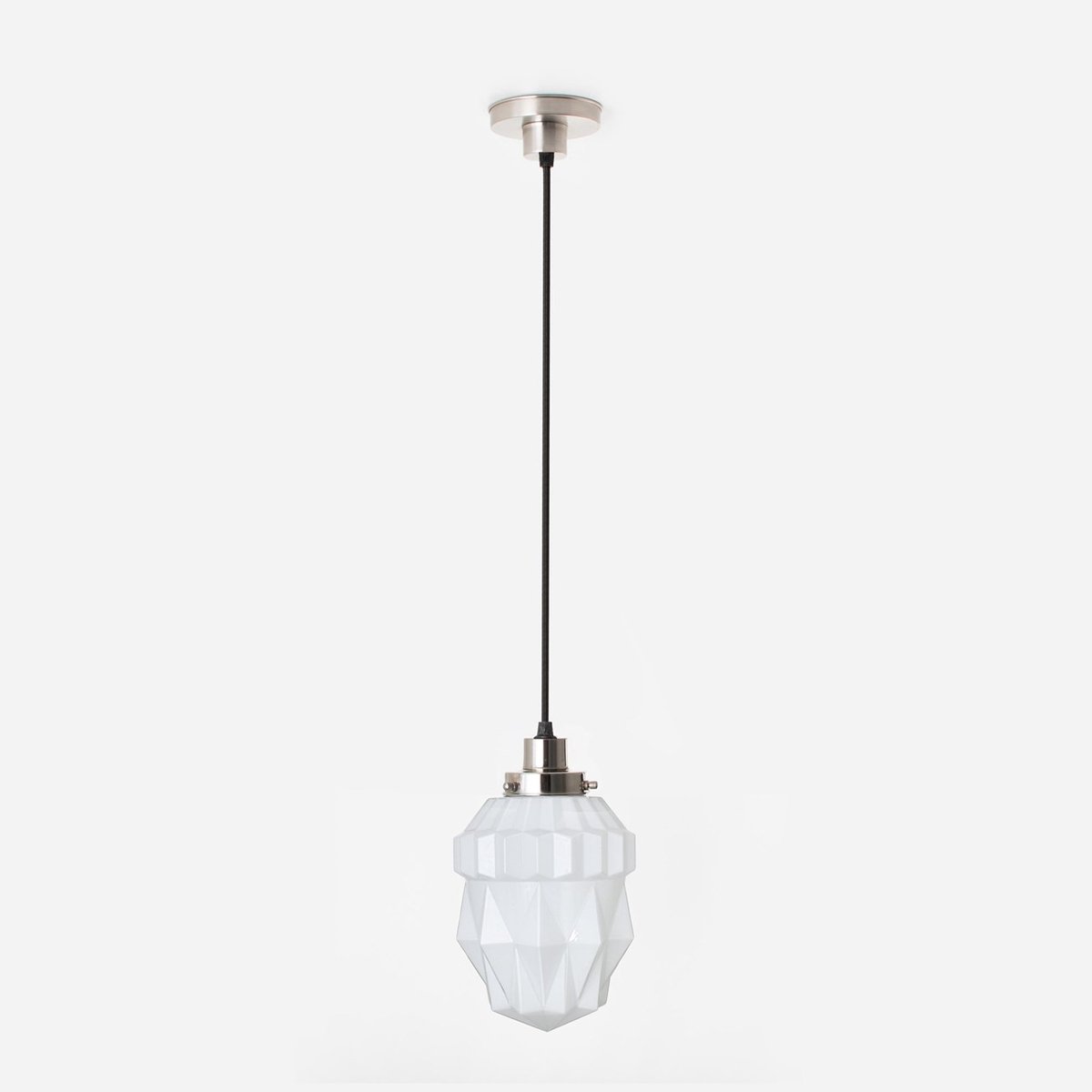 Coloured by Art Hanglamp aan snoer Theatre 20's Nikkel - Art Deco Trade