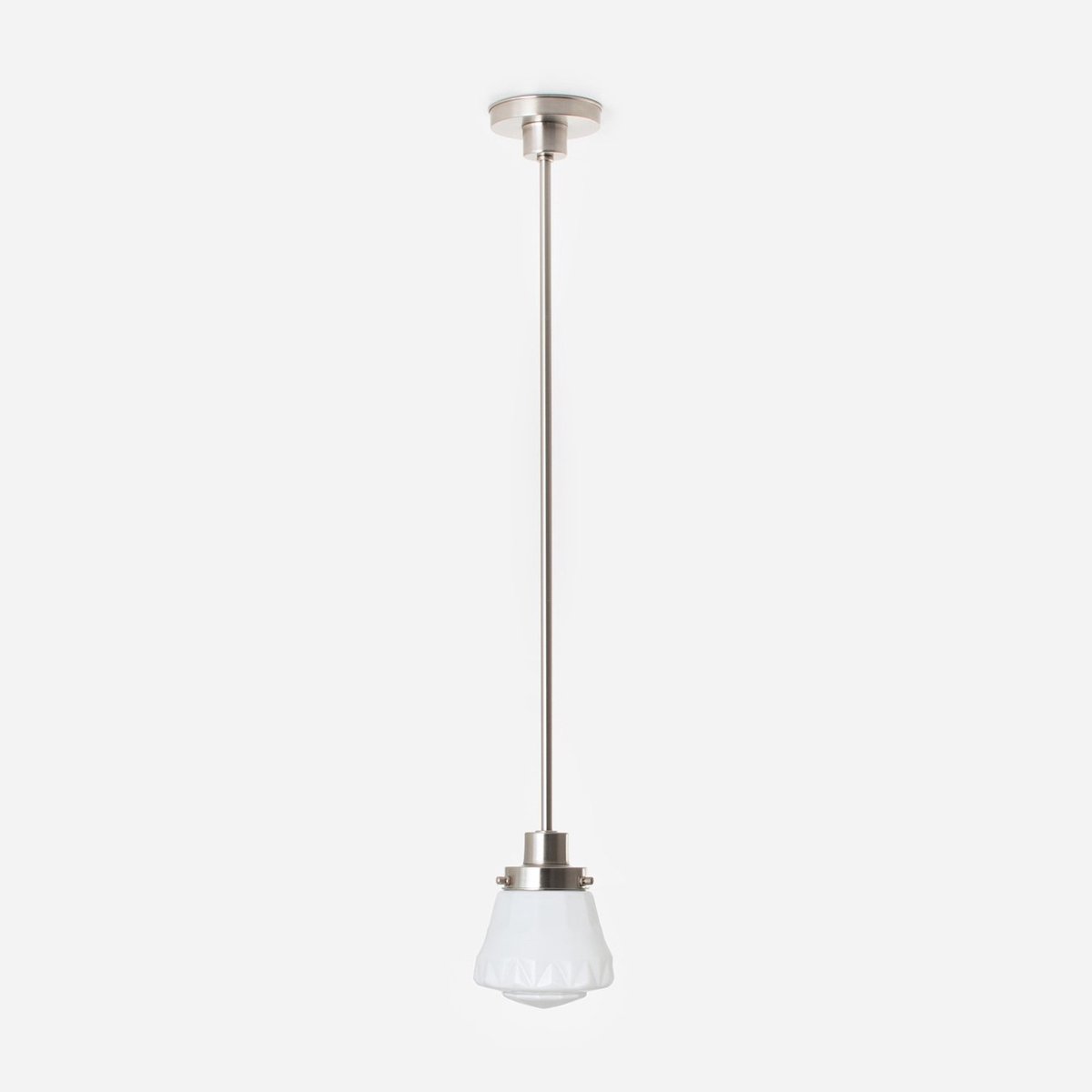 Hanglamp Bold 20's Matnikkel - Art Deco Trade