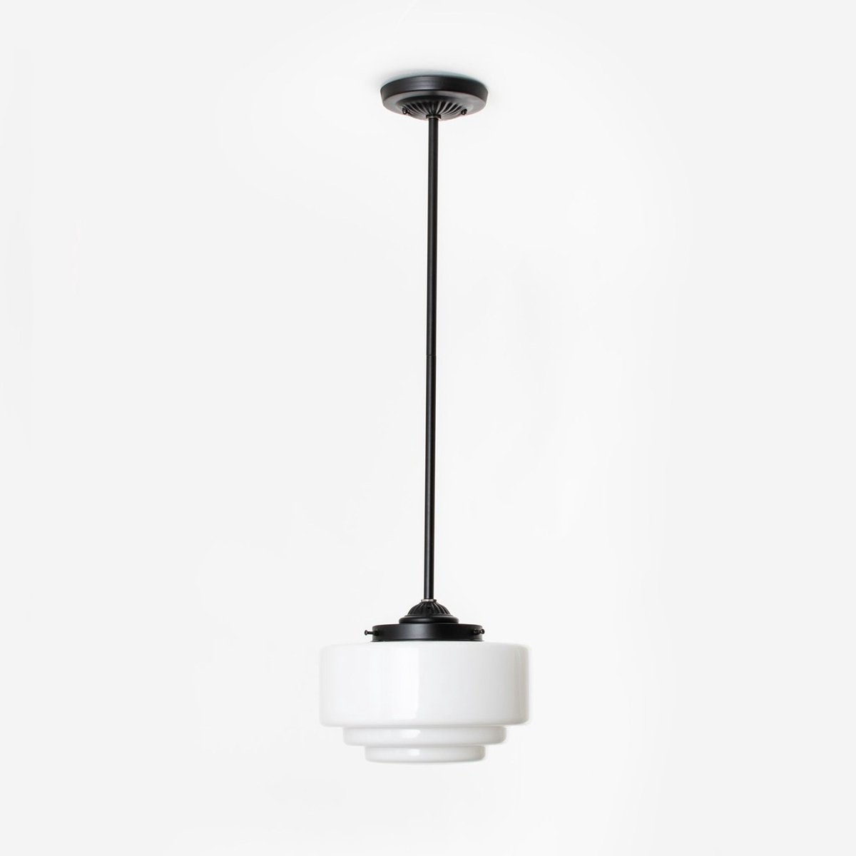 Coloured by Art Hanglamp Getrapt Ø 25 Moonlight - Art Deco Trade Zwart