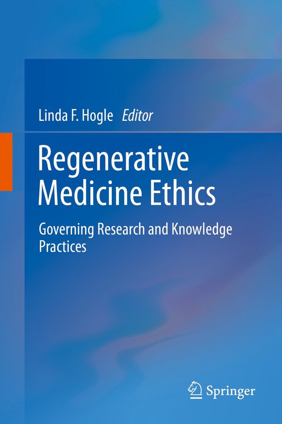 Regenerative Medicine Ethics - cover