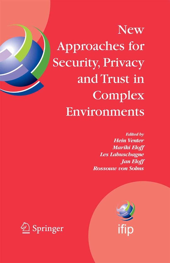 New Approaches For Security, Privacy And Trust In Complex En ... - cover