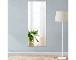 foto van Zelfklevende 3D Spiege - 40cmX122cm - Eenvoudig Te Plakken - Stijlvolle Decoratie voor Elke Ruimte - Spiegel wand - Badkamer - Wanddecoratie