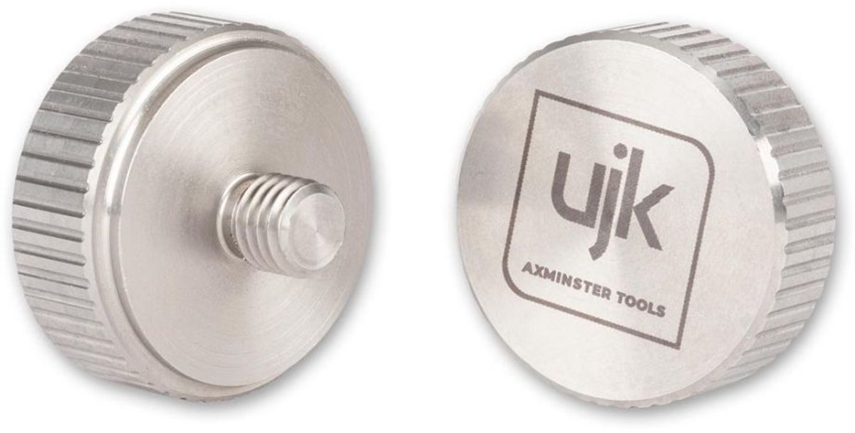UJK Parf M8 Knop voor Anchor Dogs - RVS - 2 stuks - Stainless Steel Knobs