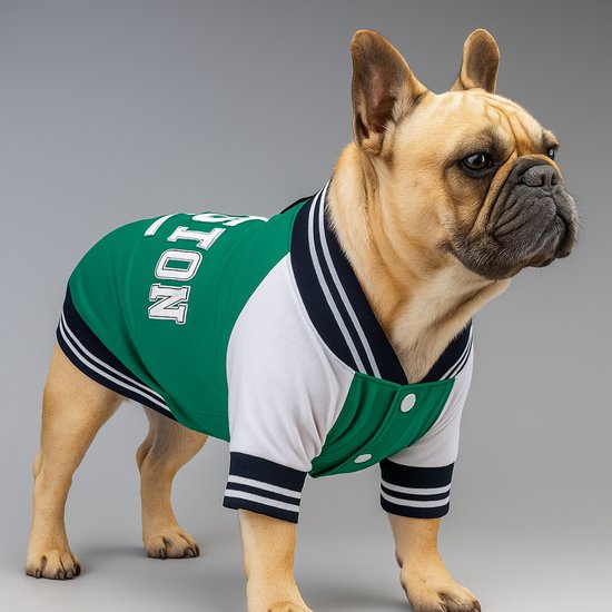 Lindo Dogs - Hondenjas - Hondenkleding - Honden sweatshirt - Boston - Groen - Maat 1