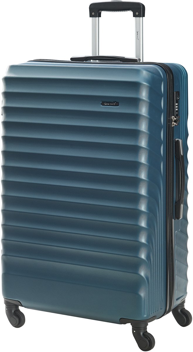 Kofferset Pona 3-delig blauw pro.tec