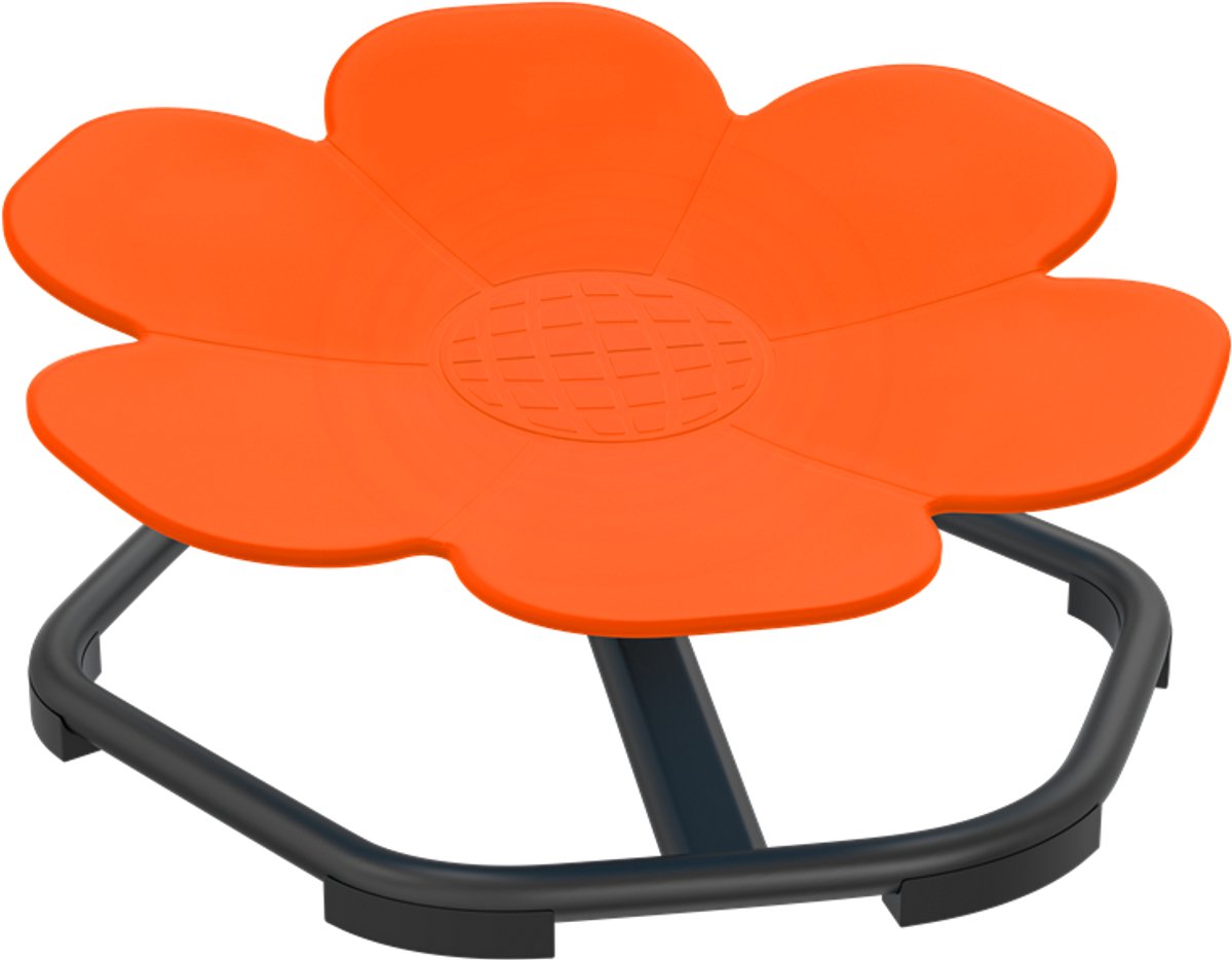 Aufun Sensorische Draaistoel, Kinderdraaimolen, Kinderdraaistoel Training Fysieke Coördinatie en Evenwicht, Balansstoel voor Kinderen, Antislip Metalen Basis, Oranje