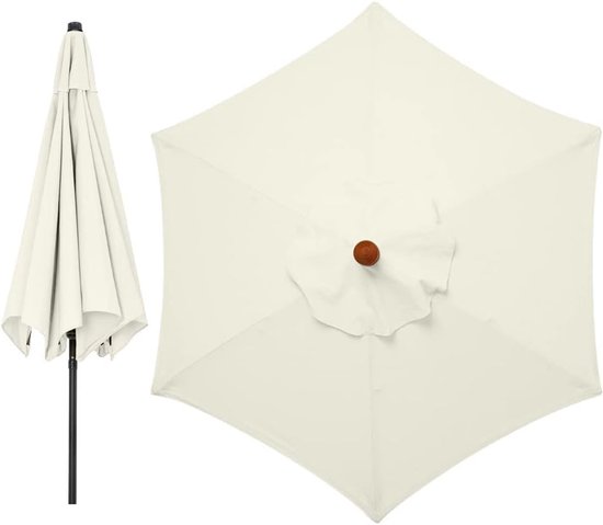 Vervangende parasoldoek 200 cm - 6/8 armen 230 cm - 8 armen 250 cm - 6