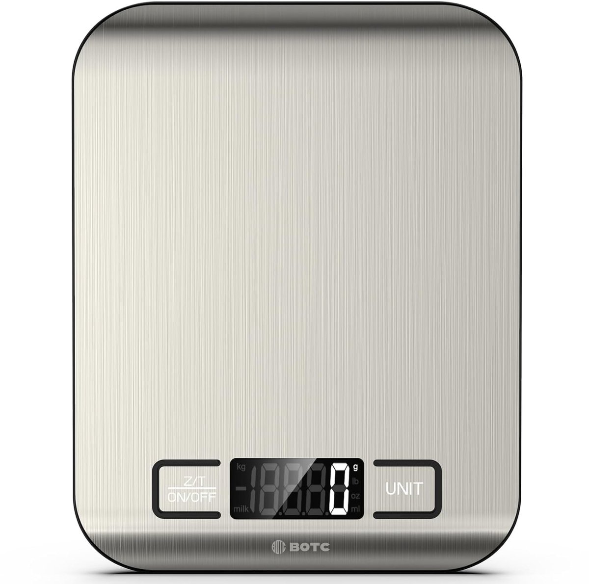 BOTC Digitale Precisie Keukenweegschaal - Digitaal - 1g tot 10kg - Pocket Mini Scale - Zilver