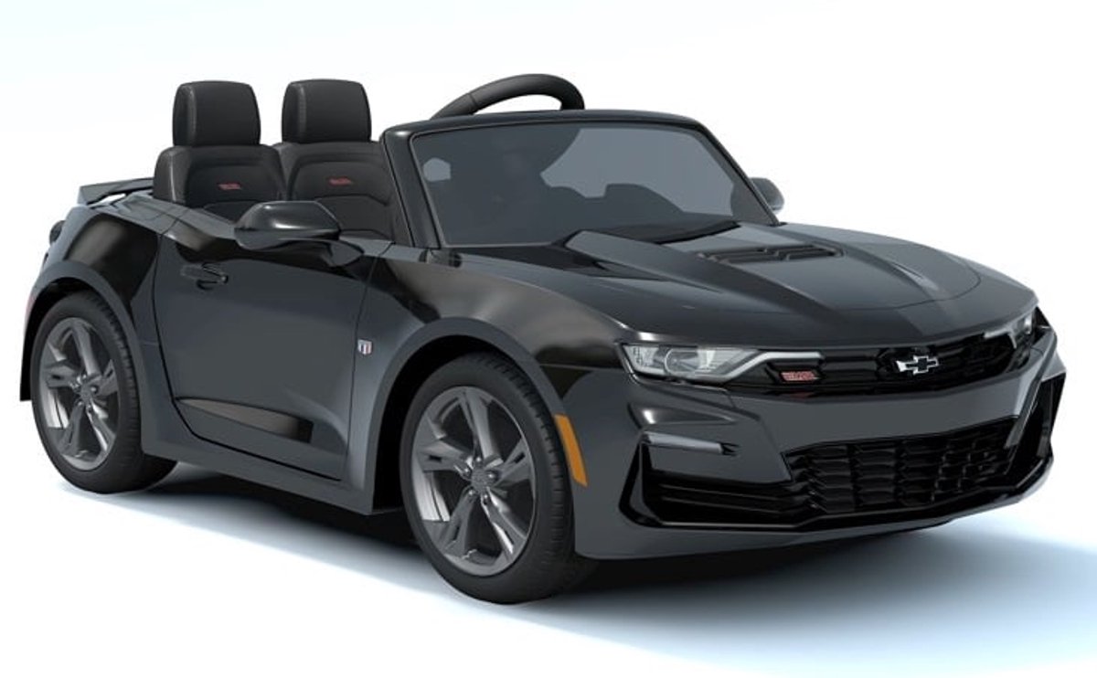 Chevrolet Camarao SS 6.2L Zwart - 1 persoons - Incl. bluetooth, FM radio en Softstart | Elektrische kinderauto - Inclusief afstandsbediening - Gratis verzending - KiddoCars