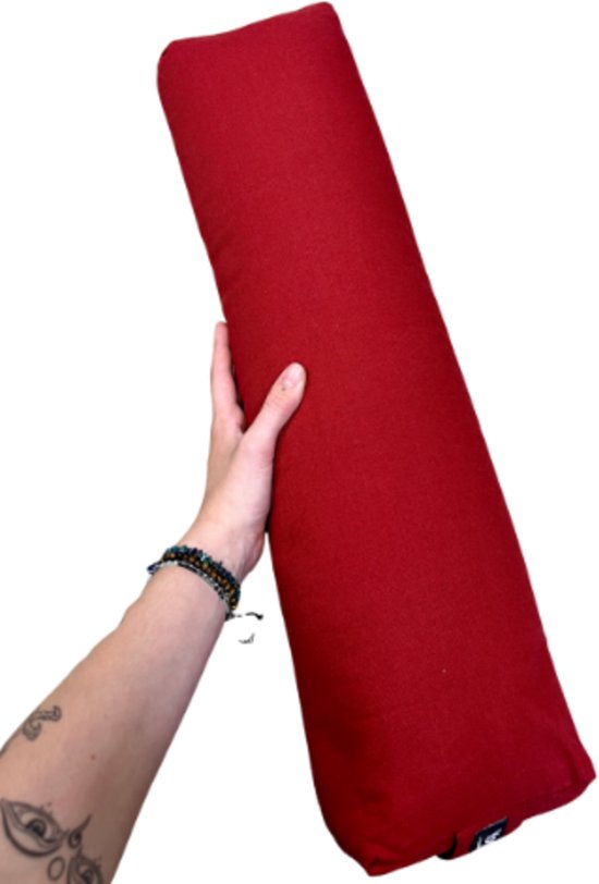 YogaStyles Pranayama Yoga Bolster Rood van YogaStyles — afbeelding 3