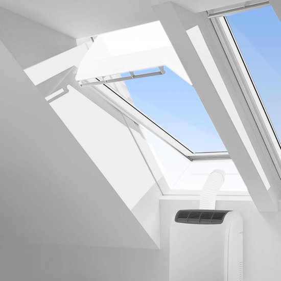 Raamafdichtingskit airco 2 stuks 230 cm universeel voor mobiele airconditioners, insecten- en vochtwerend