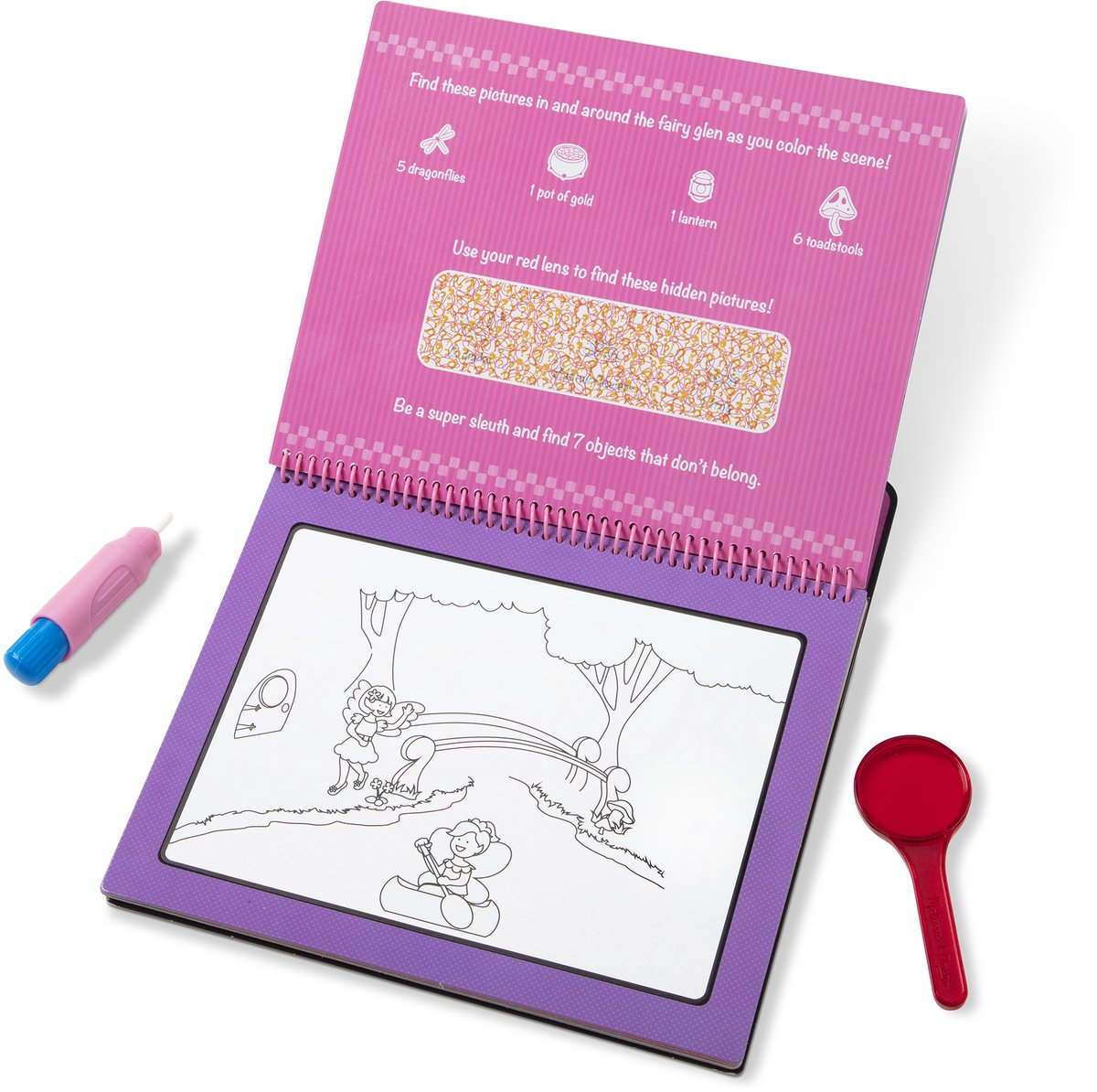 Melissa & Doug – Water WOW! Waterkleurboek – Sprookjeswereld – Herbruikbaar — afbeelding 4