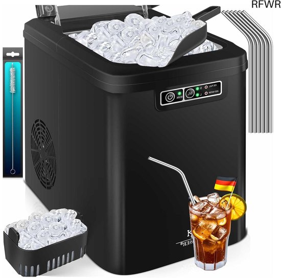 QEXREED IJsblokjesmachine, klein, ijsblokjesmaker, ijsblokjesmaker, 9