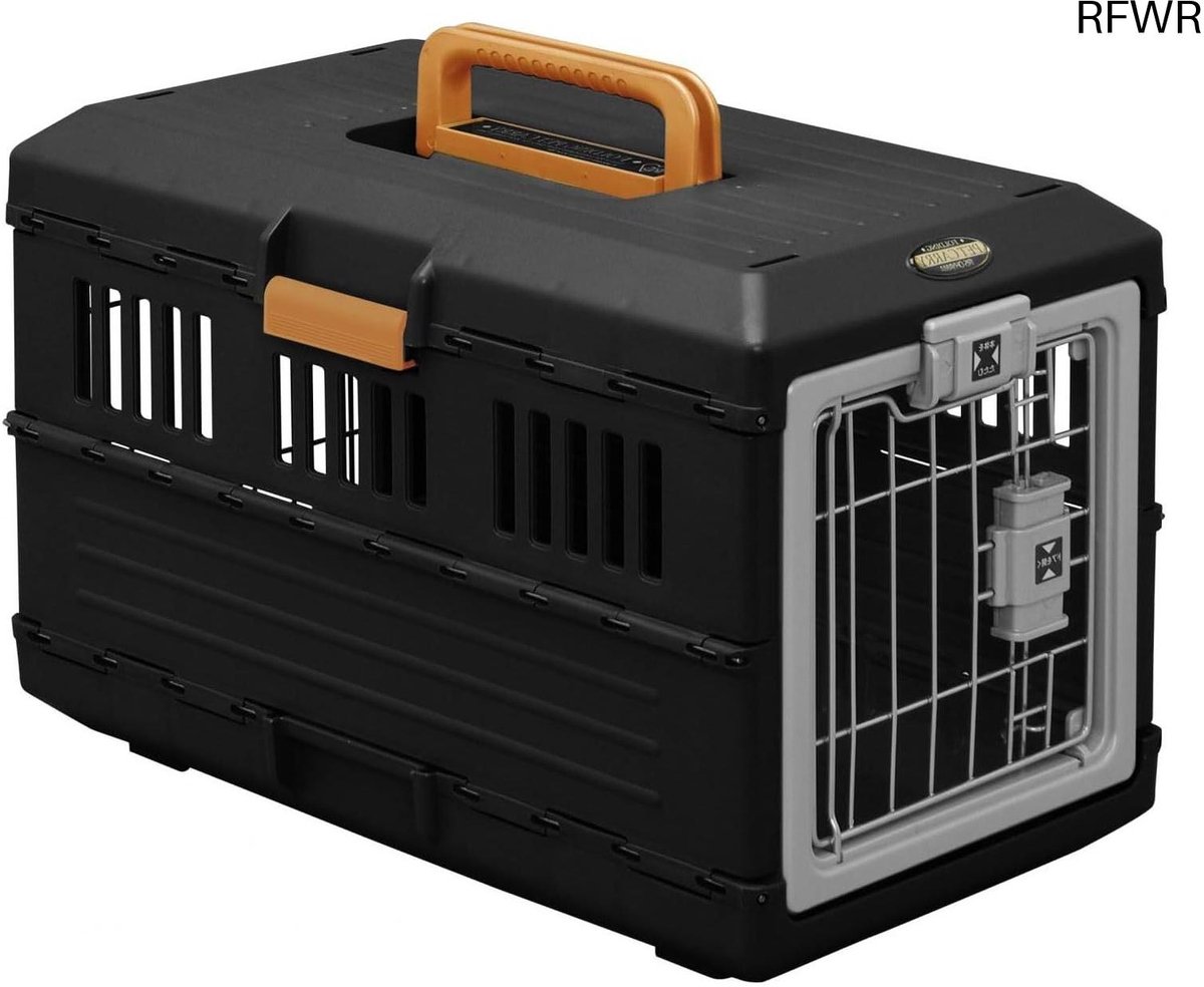 RFWR® Inklapbare Huisdier Transportbox met Sterke Handgrepen en Veiligheidsvergrendeling - 55 x 31,5 x 36,4 cm - Geschikt voor Trein, Auto en Vliegtuig