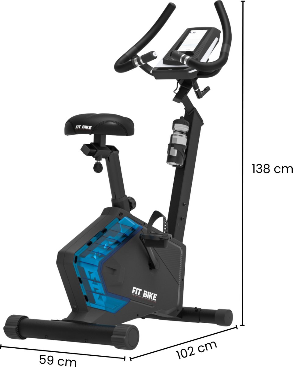 Afbeelding 3 van FitBike - Ride 8 iPlus TFT - Hometrainer - Bluetooth - Touchscreen - Hartslagsensoren