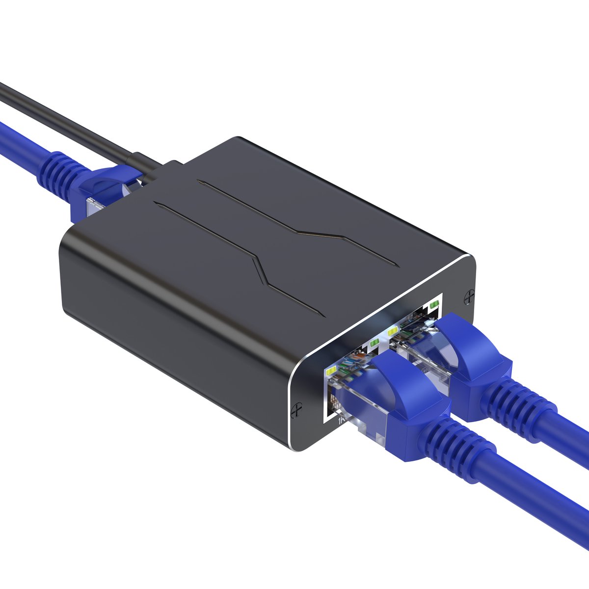 ThunderGold Internet Splitter - Ethernet Splitter - UTP Splitter - Ethernet Switch - Netwerk Splitter 1 naar 2 - Internet Switch - Ethernet Adapter - Internet Splitter van 1 naar 2 - 1000 Mbps