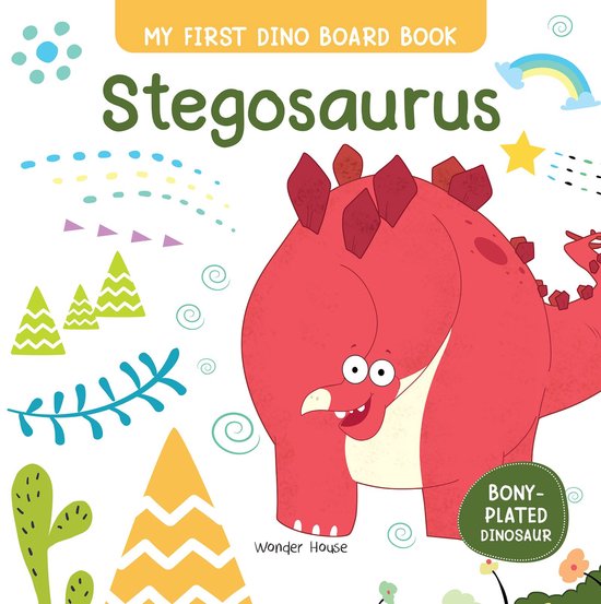 My First Books - My First Dino Board Book: Stegosaurus - cover