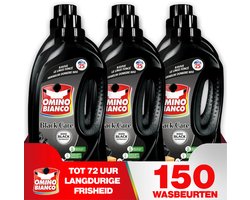 Omino Bianco Black Care - Vloeibaar Donker Wasmiddel - 6 x 1.48 L - Geconcentreerd