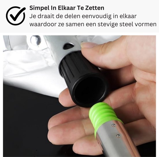 Fruitplukker Met Steel - 240CM - Verstelbare Steel - Appel Plukker - Fruit Plukker - Appelplukker - Voor Peren - Voor Perziken - Voor Appels - Voor Pruimen - Voor Abrikozen van TalenTools — afbeelding 4