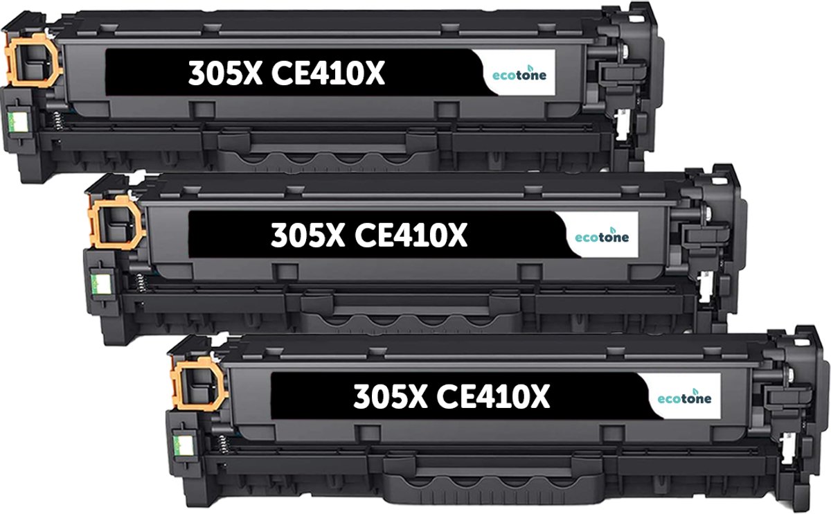Ecopack (Replaces HP 305X CE410X toner) 3xBL - (BL 3x4000 Pages)