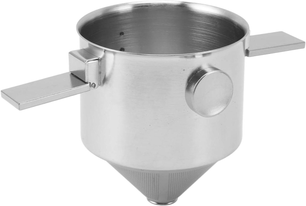 Allecto Plus - Pour Over Koffiezetapparaat van Roestvrij Staal met Herbruikbaar Filter - Ideaal voor Thuisgebruik en Onderweg