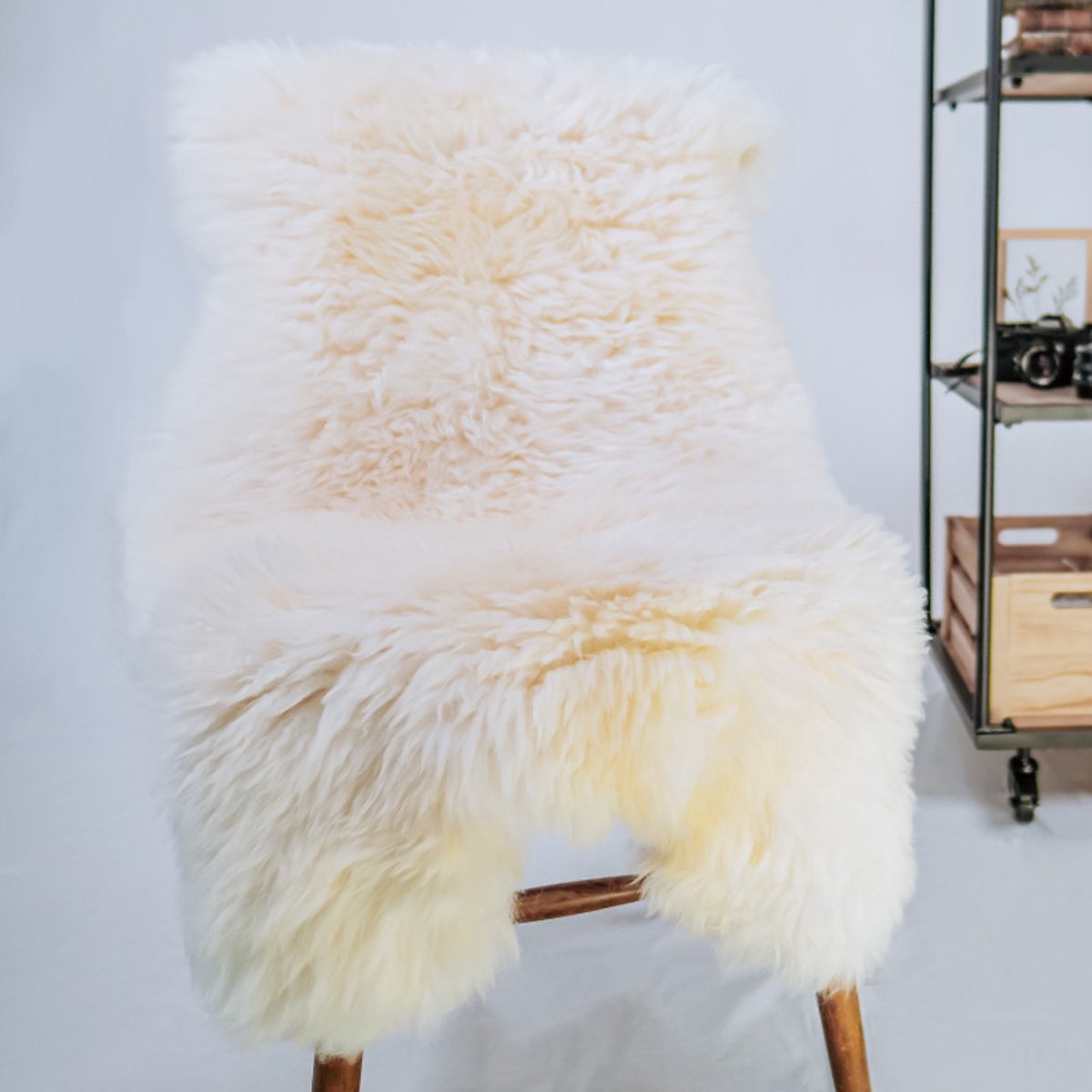 NORDSKINS® Schapenvacht Off Wit M/L (100x60cm) - 100% ECHT - Eco+