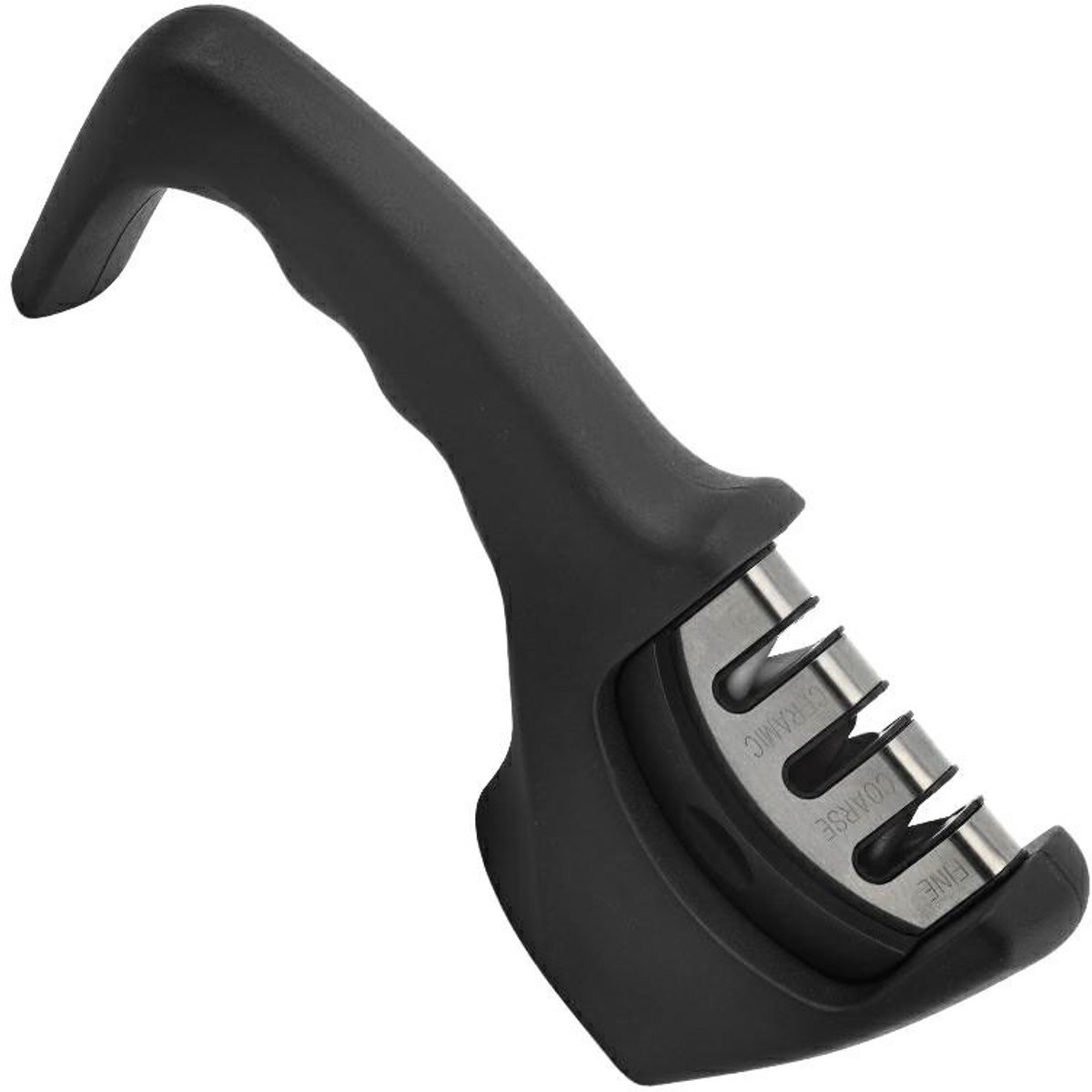 3 Standen - Luxe Messenslijper - Zwart - Antislip - Scharenslijper - Messen slijper - Knife sharpener
