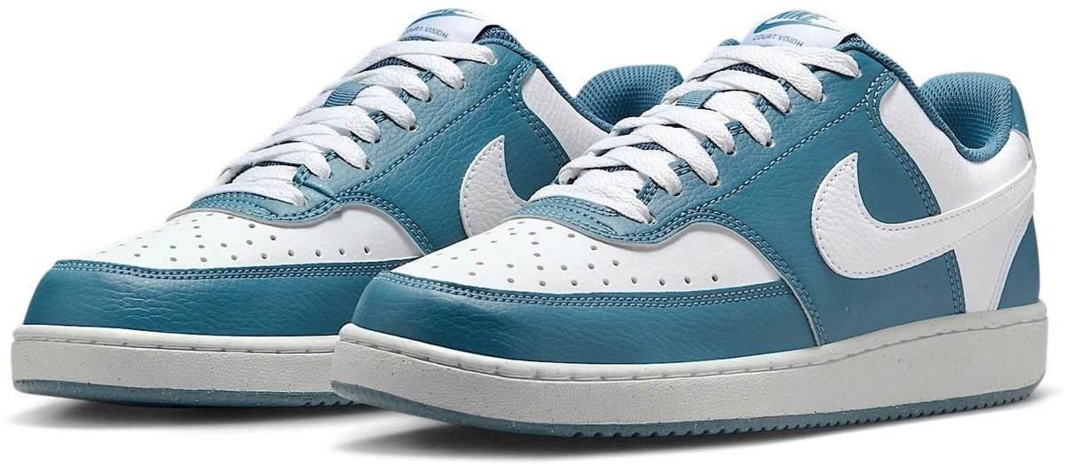 Nike Court Vision Low Sneakers Dames Blauw
