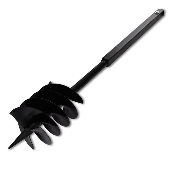 vidaXL Grondboor met handvat en schroefkop 180 mm (zwart) - Grondboor - Grondboren - Grond Boor - Grond Boren van VidaXL — afbeelding 4