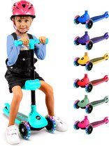 Hurtle - Kinderstep - Met 3 Lichetgevende LED Wielen - Draagbaar - Voor Hurtle - Kinderstep - Met 3 Lichetgevende LED Wielen - Draagbaar - Voor