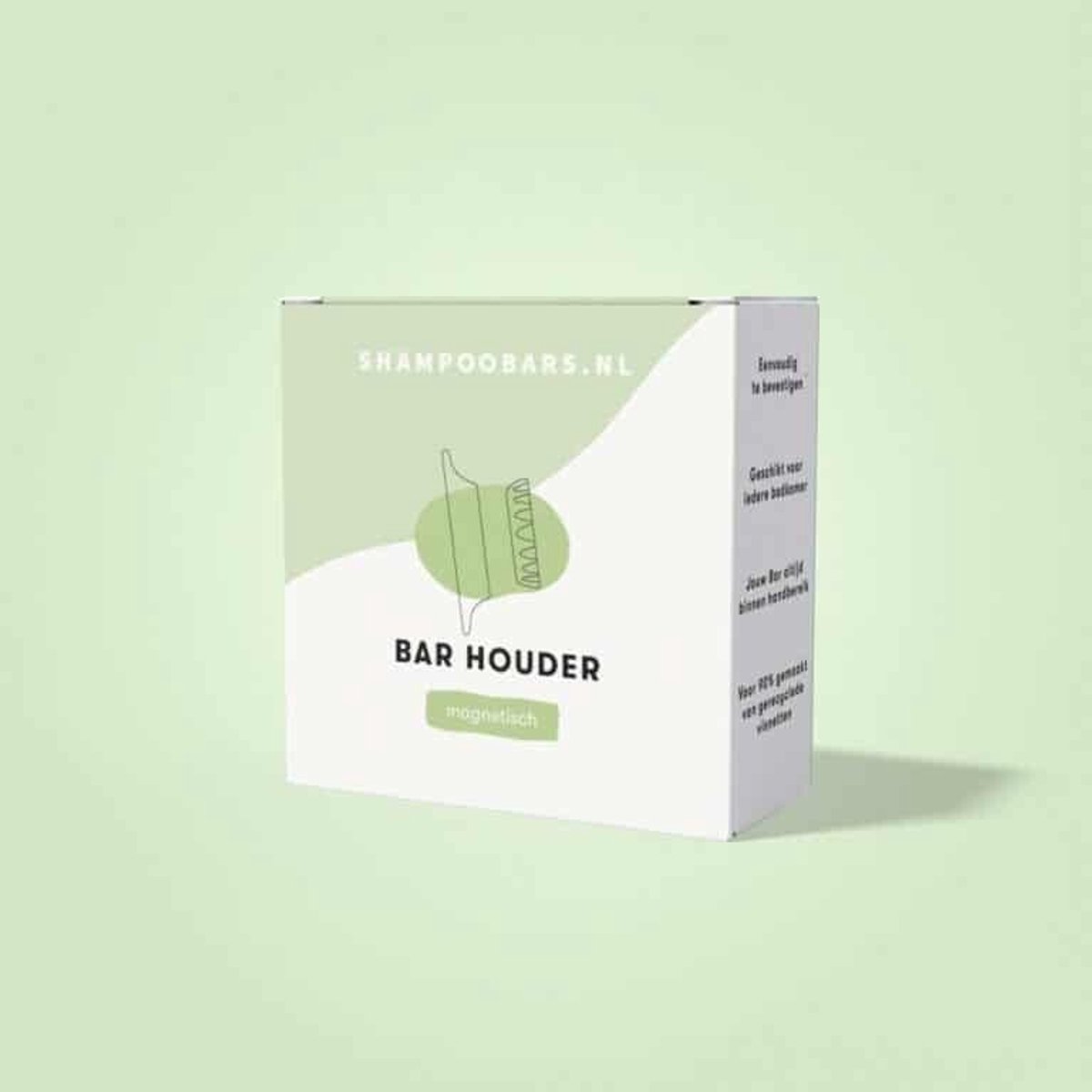 Shampoo Bar - Bar Houder - Magnetisch - Groen