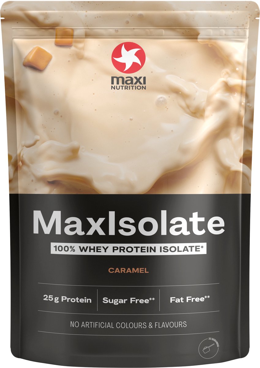 Maxi Nutrition Eiwit Isolaat Karamel (1000 gr)