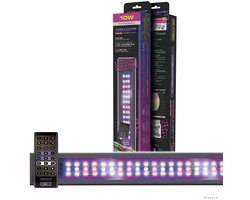Exo Terra TerraSky UV UVB LED terrarium verlichting zwart 38–61 cm | 10 W | instelbaar UVA | UVB | timer | IP54