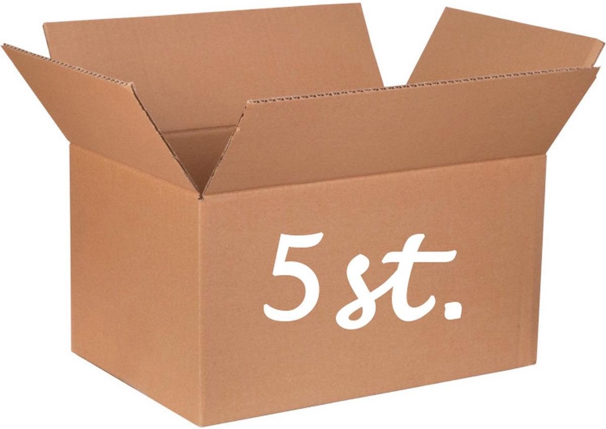 DS4U - Verzenddoos 5 STUKS XXL Doos 760x700x1020mm Kartonnen dubbele Golf Bruin Karton 760x700x1020mm – opbergdoos – STEVIG 5-laags karton 650g/m2