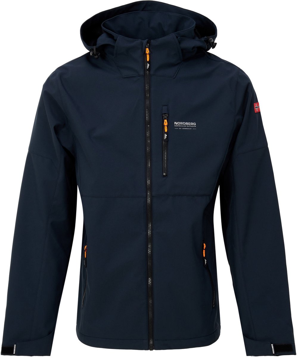 Nordberg Dustin - Softshell Outdoor Zomerjas Heren - Navy - Maat 4XL