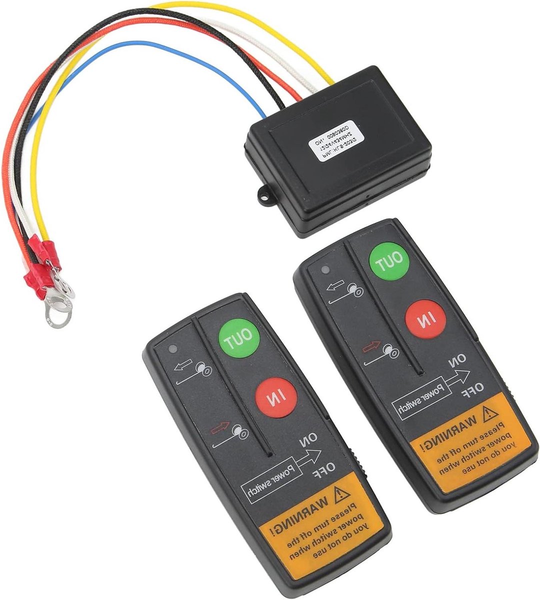 Allecto Plus - Draadloze Lier Afstandsbediening Kit 12V 24V voor Truck ATV - Handset Schakelaar Controller - Elektrische Smart Lier Draadloze Afstandsbediening - Hoge Kwaliteit - 75ft Bereik