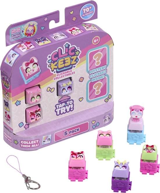 Clickeez Multi Pack - Fidget - Verzamel ze allemaal - Anti Stress - Speelgoed - Ontspanning - Toetsenbord Fidget