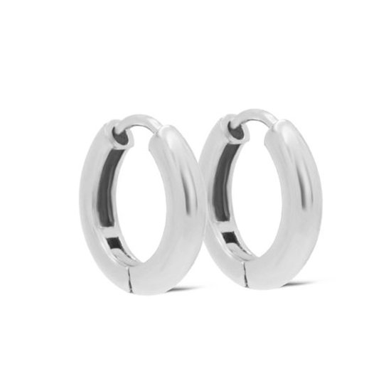 Karma Oorringen Plain Hinged Hoops Halla Zilver