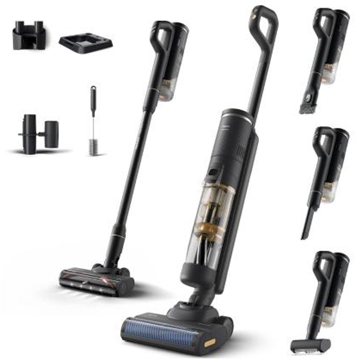 Philips Xw7264/11 7000 Series Aquatrio Steelstofzuiger 3 In 1 Geel